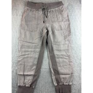 Anthropologie The Nomad Cargo Jogger Pants Gray Lyocell Cotton Women's Medium